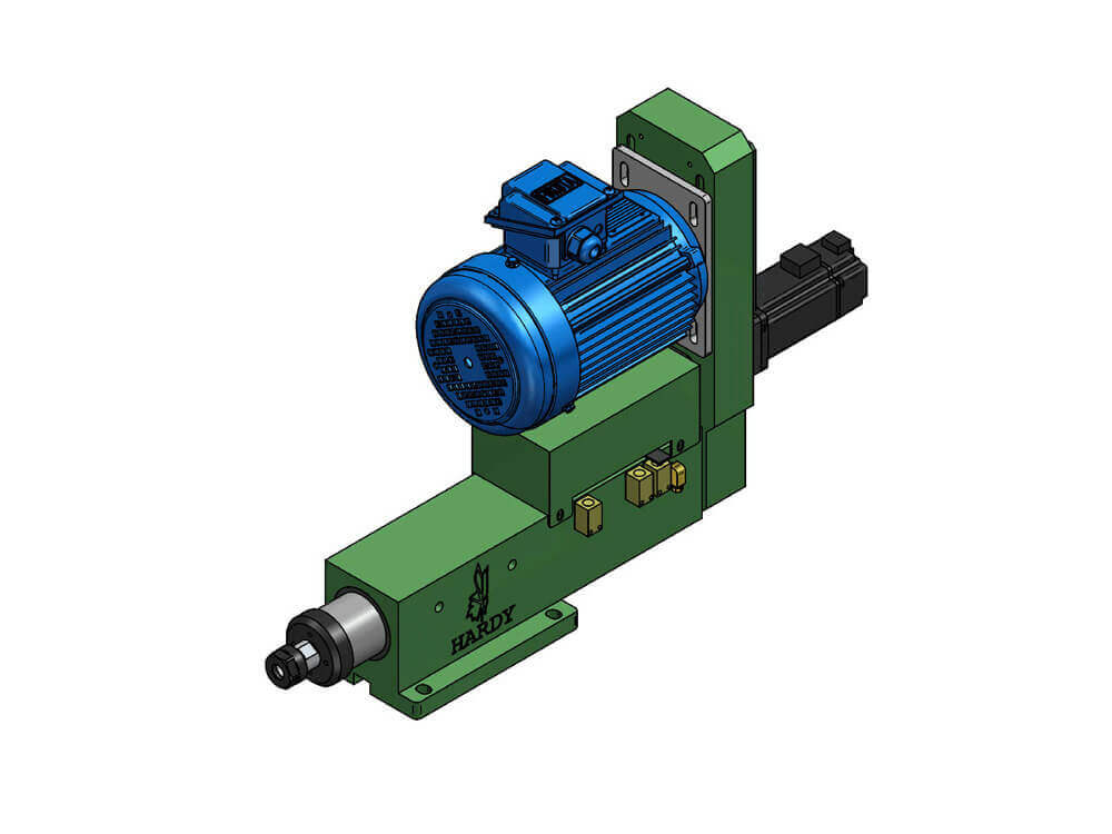 SSD05 Delme Kılavuz Çekme Mil Ünitesi - Servo Besleme Kapasite 13 mm Maks. RPM 5000 Maks. Strok 85 mm